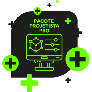 Pacote Projetista Pro: Cursos de AutoCAD, Revit, SketchUp e Projetos 3D